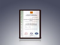 ISO9001:2008質量認證體系證書（英）
